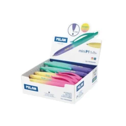 BOLIGRAFO MILAN P1 TOUCH MINI SUNSET RETRACTIL EXPOSITOR 24 UNIDADES COLORES SURTIDOS
