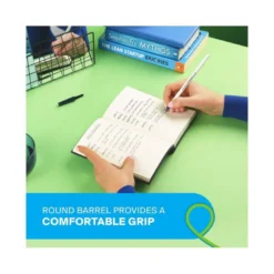 BOLIGRAFO PAPER MATE KILOMETRICO PUNTA 1 MM PLASTICO RECICLADO 80% BLISTER DE 3 NEGROS / 3