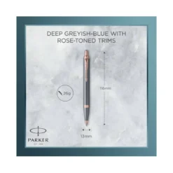 BOLIGRAFO PARKER IM RITUALS TURQUESA PIZARRA/COBRE