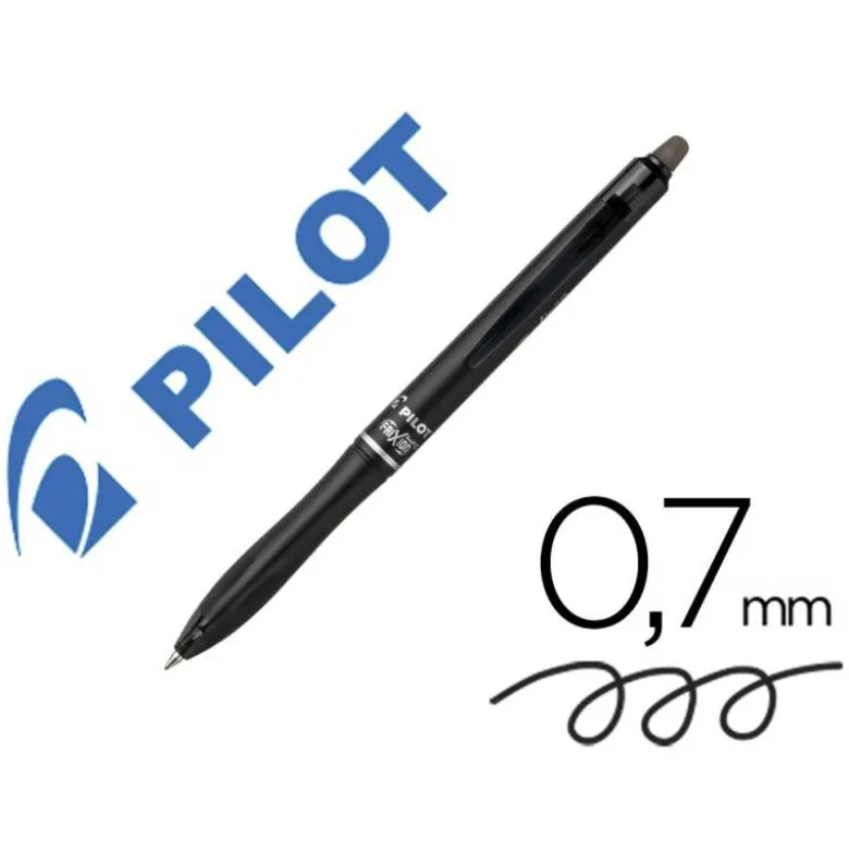 BOLIGRAFO PILOT FRIXION BALL PLUS BORRABLE 0,7 MM PUNTA MEDIA NEGRO