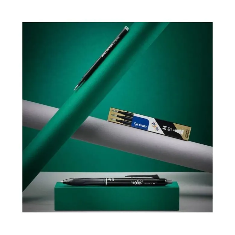 BOLIGRAFO PILOT FRIXION BALL PLUS BORRABLE 0,7 MM PUNTA MEDIA NEGRO