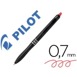 BOLIGRAFO PILOT FRIXION BALL PLUS BORRABLE 0,7 MM PUNTA MEDIA ROJO