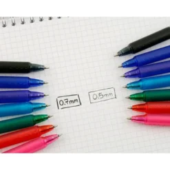 BOLIGRAFO PILOT FRIXION CLICKER BORRABLE 0,7 MM PUNTA MEDIA NEGRO EN BLISTER