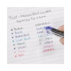 BOLIGRAFO PILOT FRIXION POINT CLICKER BORRABLE 0,5 MM NEGRO