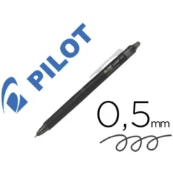 BOLIGRAFO PILOT FRIXION POINT CLICKER BORRABLE 0,5 MM NEGRO