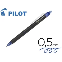 BOLIGRAFO PILOT FRIXION POINT CLICKER BORRABLE 0,5 MM AZUL