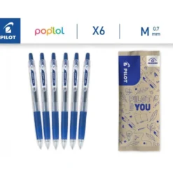 BOLIGRAFO PILOT POP LOL TINTA GEL RETRACTIL CLASSIC AZUL 0,7 MM