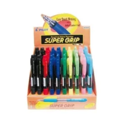 BOLIGRAFO PILOT SUPER GRIP EXPOSITOR DE 60 UNIDADES