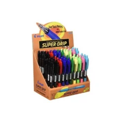 BOLIGRAFO PILOT SUPER GRIP EXPOSITOR DE 60 UNIDADES