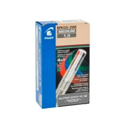 BOLIGRAFO PILOT SUPERGRIP G 4 COLORES RETRACTIL SUJECION DE CAUCHO TINTA BASE DE ACEITE CUERPO COLOR