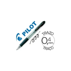 Boligrafo Pilot Super Grip negro 0,4 mm