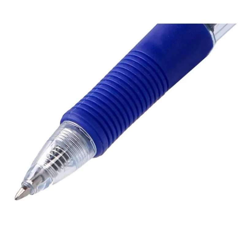 BOLIGRAFO Q-CONNECT SIGMA RETRACTIL CON SUJECION DE CAUCHO TINTA GEL 0,5 MM COLOR AZUL