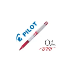 Boligrafo roller Pilot V-Ball Grip Trazo 0,3mm Rojo
