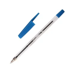 Boligrafo transparente Q-Connect Azul 0,7 mm