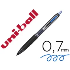 Boligrafo Uni-Ball roller UMN-207 color azul trazo 0,4 mm