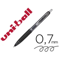 Boligrafo Uni-Ball roller UMN-207 color negro trazo 0,4 mm
