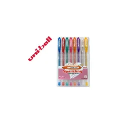 Boligrafo Uni ball UM-120 0,4 mm 8 colores purpurina gel