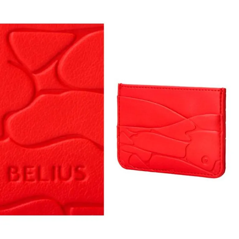 BOLIGRAFO Y WALLET BELIUS COCKTAILS BLOODY MARY ALUMINIOROJO PLATEADO RELIEVE TINTA COLOR AZUL CAJA DE DISEÑO