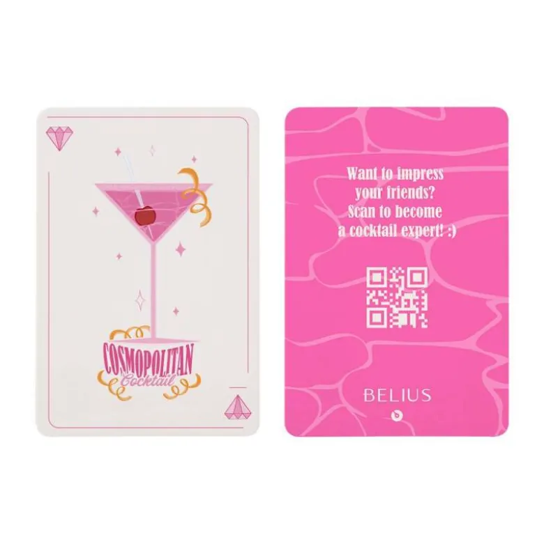 BOLIGRAFO Y WALLET BELIUS COCKTAILS COSMOPOLITAN ALUMINIO ROSA PLATEADO RELIEVETINTA COLOR AZUL CAJA DISEÑO