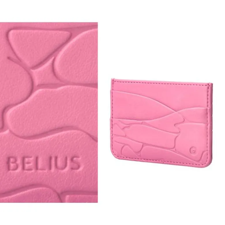 BOLIGRAFO Y WALLET BELIUS COCKTAILS COSMOPOLITAN ALUMINIO ROSA PLATEADO RELIEVETINTA COLOR AZUL CAJA DISEÑO