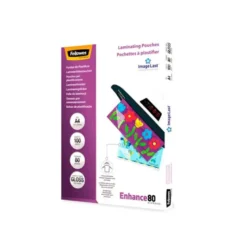 BOLSA DE PLASTIFICAR FELLOWES BRILLO DIN A4 80 MC PACK DE 100 UNIDADES