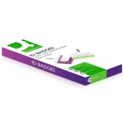 BOLSA DE PLASTIFICAR Q-CONNECT 67 X 98 MM 125 MC CON CLIP PARA TARJETAS DE VISITA CAJA 25 UNIDADES