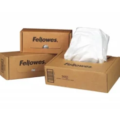 Bolsa de residuos fellowes para destructora de documentos. Caja 50 unidades. Para ps380 380cc/420/420cc/480cc.