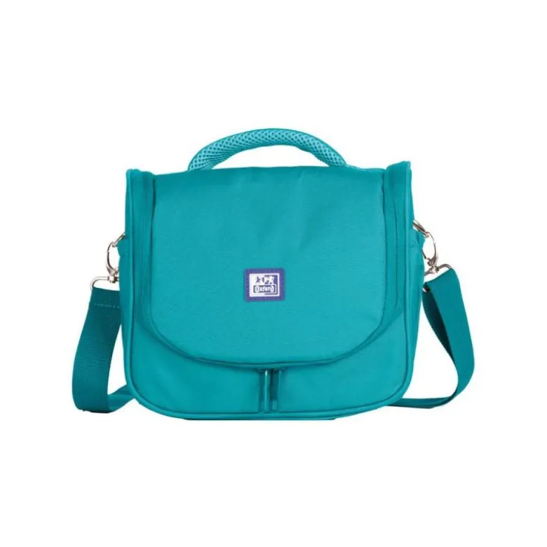 BOLSA ISOTERMICA OXFORD B-FOODIE RPET COLOR VERDE AQUA 220X250X160 MM