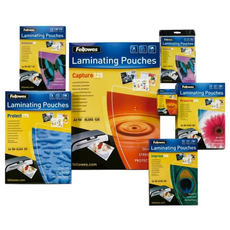 Bolsa plastificar Fellowes DIN A4 Brillo