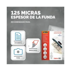 Bolsa plastificar Fellowes DIN A4 Brillo