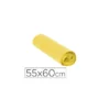 Bolsa basura amarilla aporx 55x60cm galga 120 rollo 15 unidades con cierre cierre facil