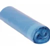 Bolsa basura azul 55x60cm galga 120 rollo 20 unidades con cierre cierre facil