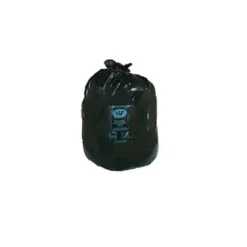 Bolsa basura negra 90x110cm uso industrial galga 200 rollo 10 unidades