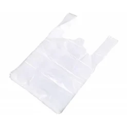 BOLSA CAMISETA RECICLADA 70% BLANCA 50 MC 48X60 CM APTA LEGISLACION DE BOLSAS 2021