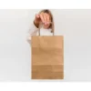 Bolsa Kraft Q-connect Natural de 240x100x310 mm