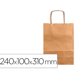 Bolsa Kraft Q-connect Natural de 240x100x310 mm