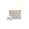 BOLSA MULTIUSOS Q-CONNECT MALLA DIN A6 APERTURA SUPERIOR CON CREMALLERA AMARILLO