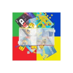 BOLSA MULTIUSOS TARIFOLD ZIPPER CON CREMALLERA DIN A3 PACK DE 8 UNIDADES COLORES SURTIDOS