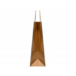 BOLSA PAPEL Q-CONNECT KRAFT NATURAL LISO XS CON ASA RETORCIDA 180X240X80 MM