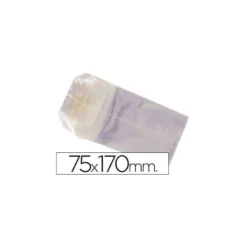 Bolsas de celofan 75x170 mm. Paquete de 100 unidades