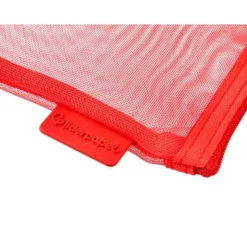 BOLSA ZIPPER BAG LIDERPAPEL POLIESTER TRANSPIRABLE MULTIUSOS TICKET 230X115 MM ROJO