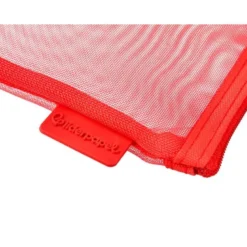 BOLSA ZIPPER BAG LIDERPAPEL POLIESTER TRANSPIRABLE MULTIUSOS DIN A4 ROJO