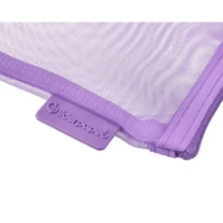 BOLSA ZIPPER BAG LIDERPAPEL POLIESTER TRANSPIRABLE MULTIUSOS DIN A6 MORADO PASTEL