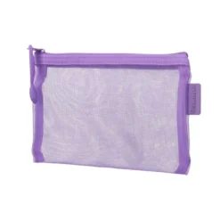 BOLSA ZIPPER BAG LIDERPAPEL POLIESTER TRANSPIRABLE MULTIUSOS DIN A6 MORADO PASTEL