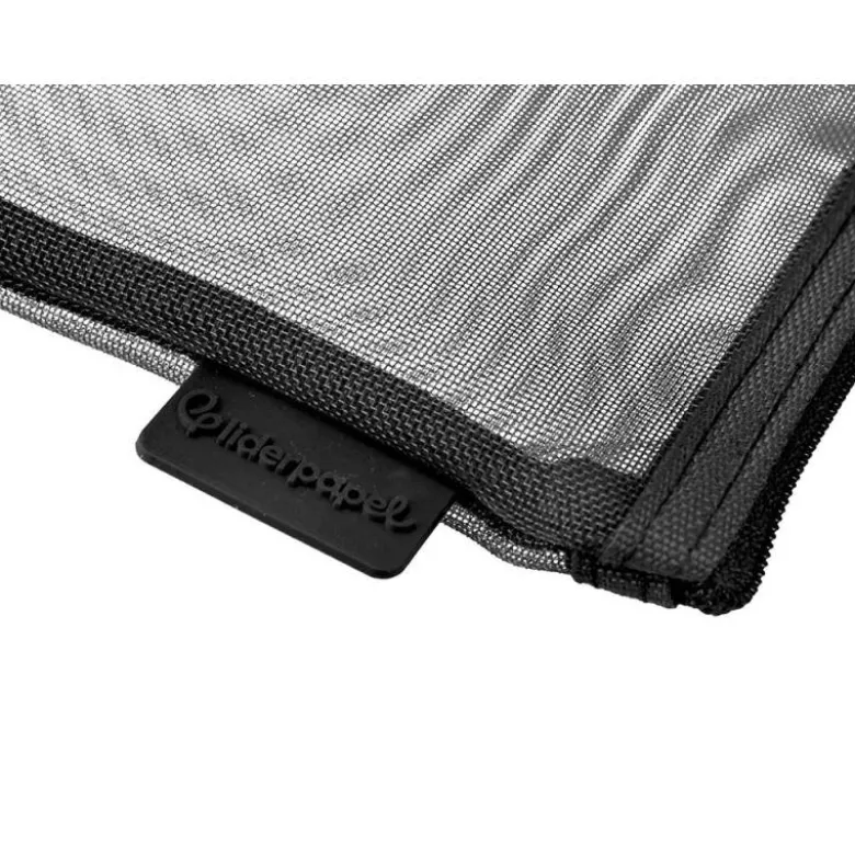 BOLSA ZIPPER BAG LIDERPAPEL POLIESTER TRANSPIRABLE MULTIUSOS TICKET 230X115 MM NEGRO