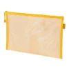 BOLSA ZIPPER BAG LIDERPAPEL POLIESTER TRANSPIRABLE MULTIUSOS DIN A4 AMARILLO