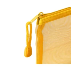 BOLSA ZIPPER BAG LIDERPAPEL POLIESTER TRANSPIRABLE MULTIUSOS DIN A6 AMARILLO