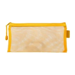 BOLSA ZIPPER BAG LIDERPAPEL POLIESTER TRANSPIRABLE MULTIUSOS TICKET 230X115 MM AMARILLO