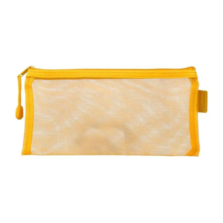 BOLSA ZIPPER BAG LIDERPAPEL POLIESTER TRANSPIRABLE MULTIUSOS TICKET 230X115 MM AMARILLO