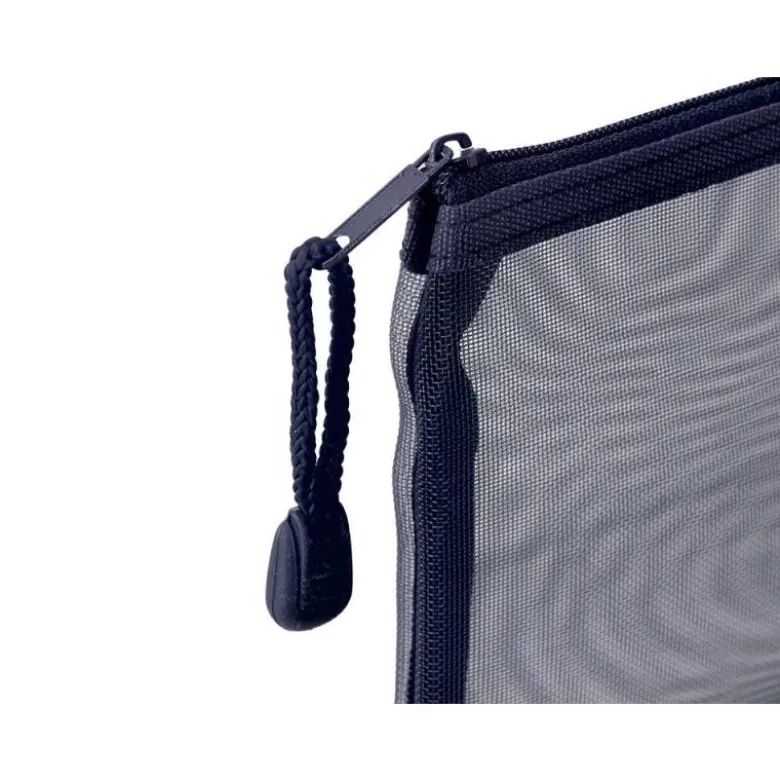 BOLSA ZIPPER BAG LIDERPAPEL POLIESTER TRANSPIRABLE MULTIUSOS DIN A4 AZUL MARINO